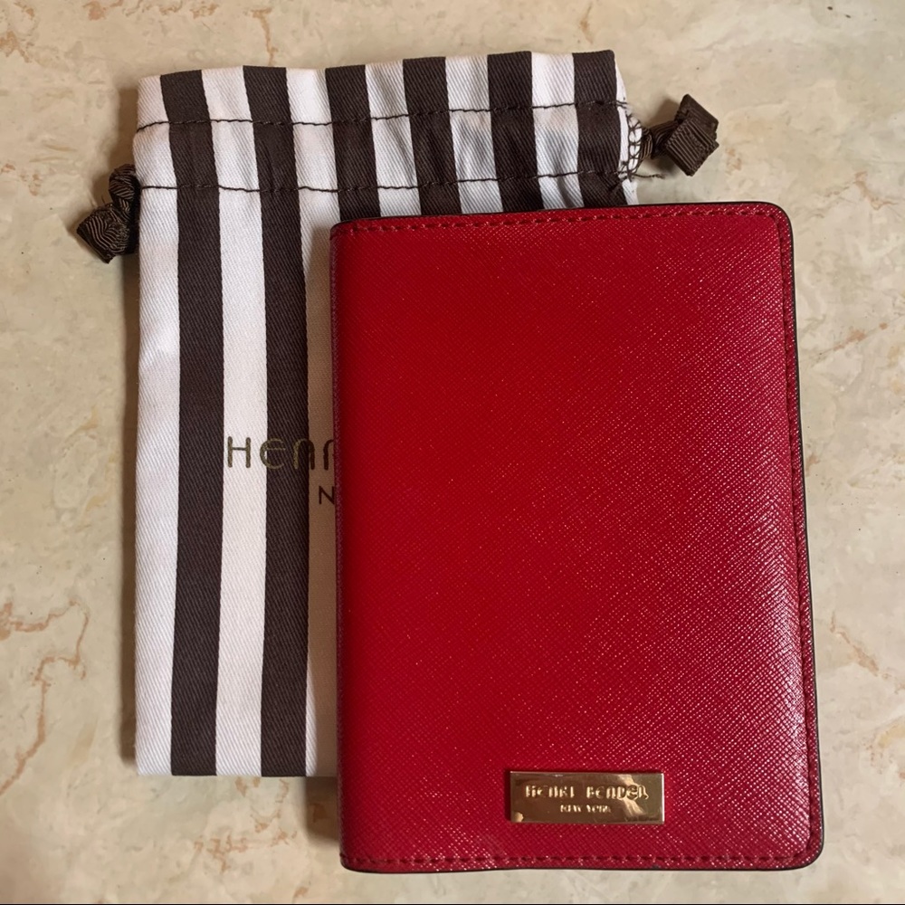 Red Henri Bendel passport wallet! Great condition!
